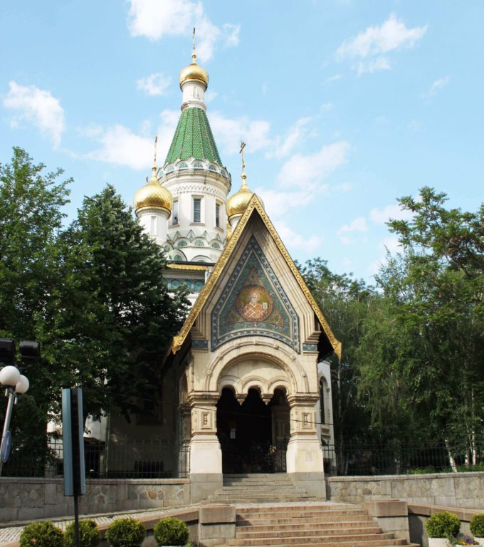 Bulgaristan Sofya Sveti Nikolay Mirlikiiski Rus Kilisesi