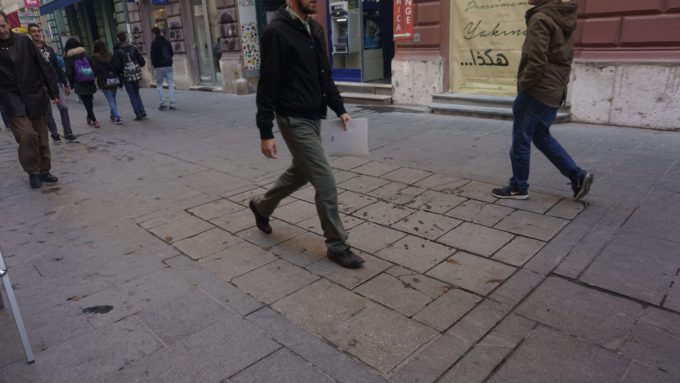 Ferhadiye Caddesi'n de ölenlerin vurulduğu kanlı nokta