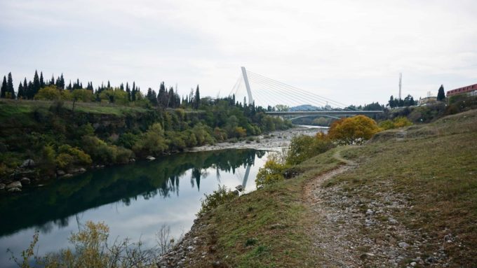 Karadağ Podgorica Milenyum Köprüsü