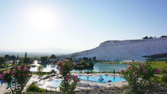 Pamukkale Travertenlerinden Manzara