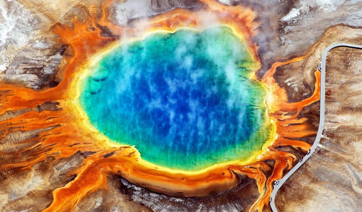 Grand Prismatic Kaplıcası, Wyoming, ABD