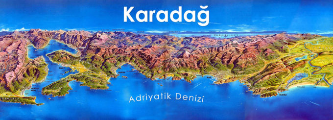 Karadağ Kıyı Haritası