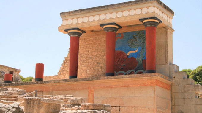 Yunanistan Gezilecek Yerler Knossos Sarayı