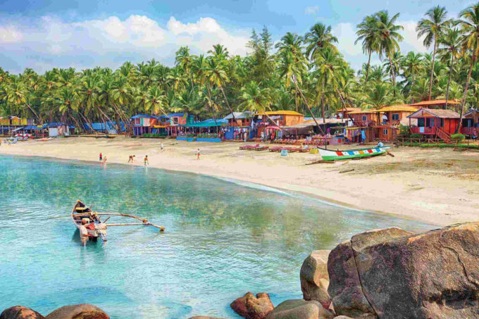 Eylül Ayında Gidilecek Yerler Hindistan Goa Sahili Kulübe Evler Pansiyon Bungalov