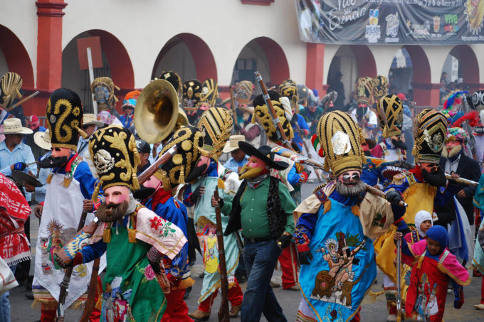 Meksika Carnival Huejotzingo Festivali