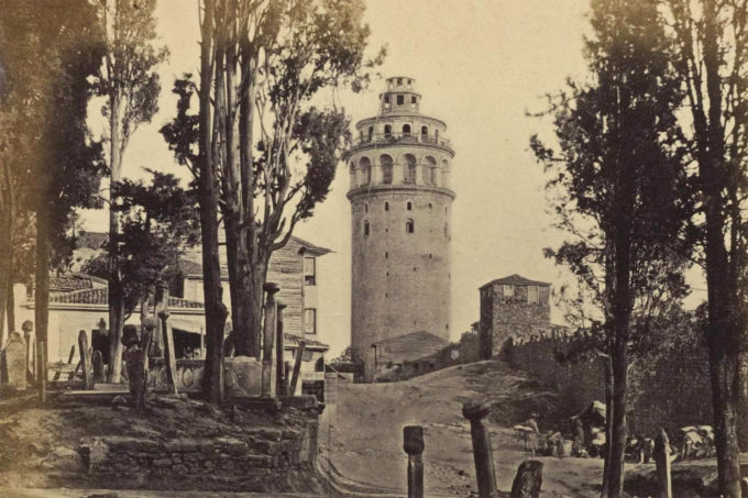 Galata Kulesi Tarihi Eski Hali