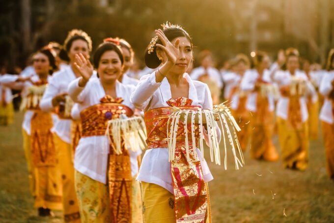 Bali adası geleneksel tören