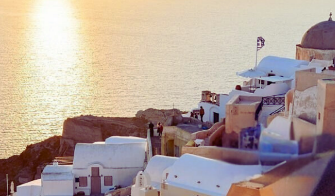 Santorini Gün Batımı Fotoğrafı